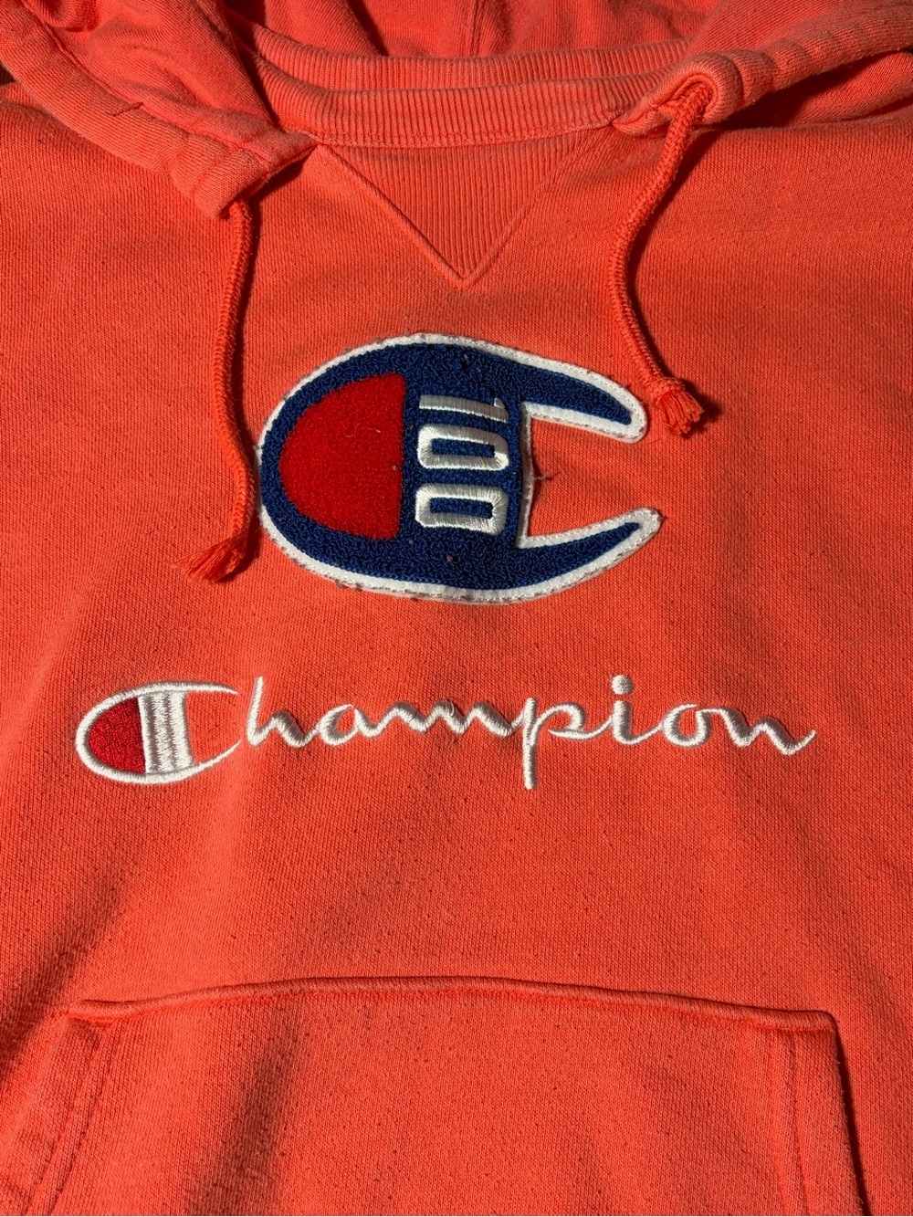 Champion 100th Anniversary Pink Pullover Hoodie Century Collection Large - Picture 4 of 6